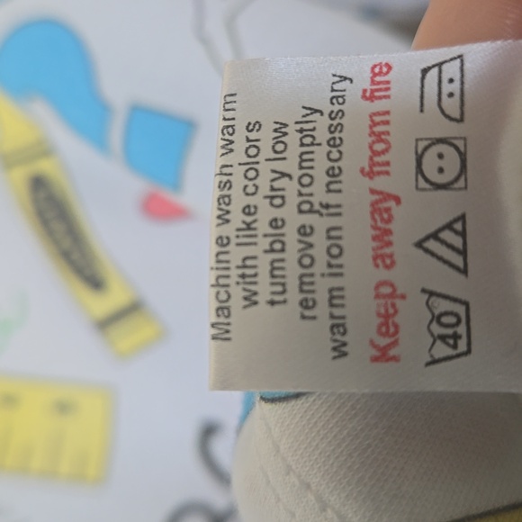 NWOT Unisex Size 8 And Size 10 Kids Pajamas School Themed - Picture 5 of 12